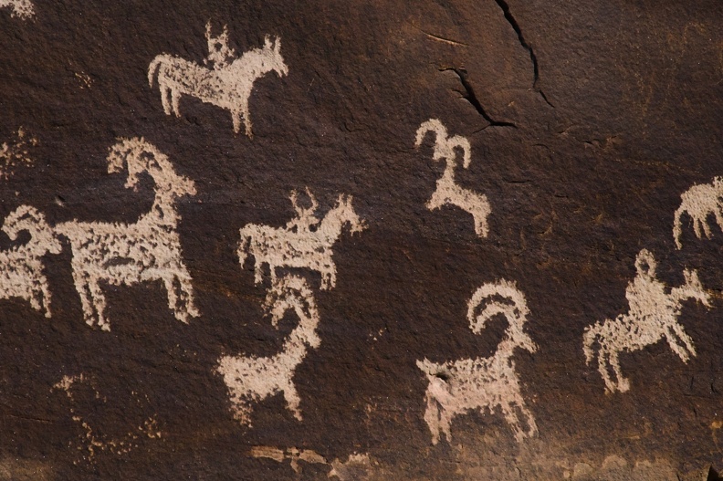 Pictogrammes au Parc National d'Arches